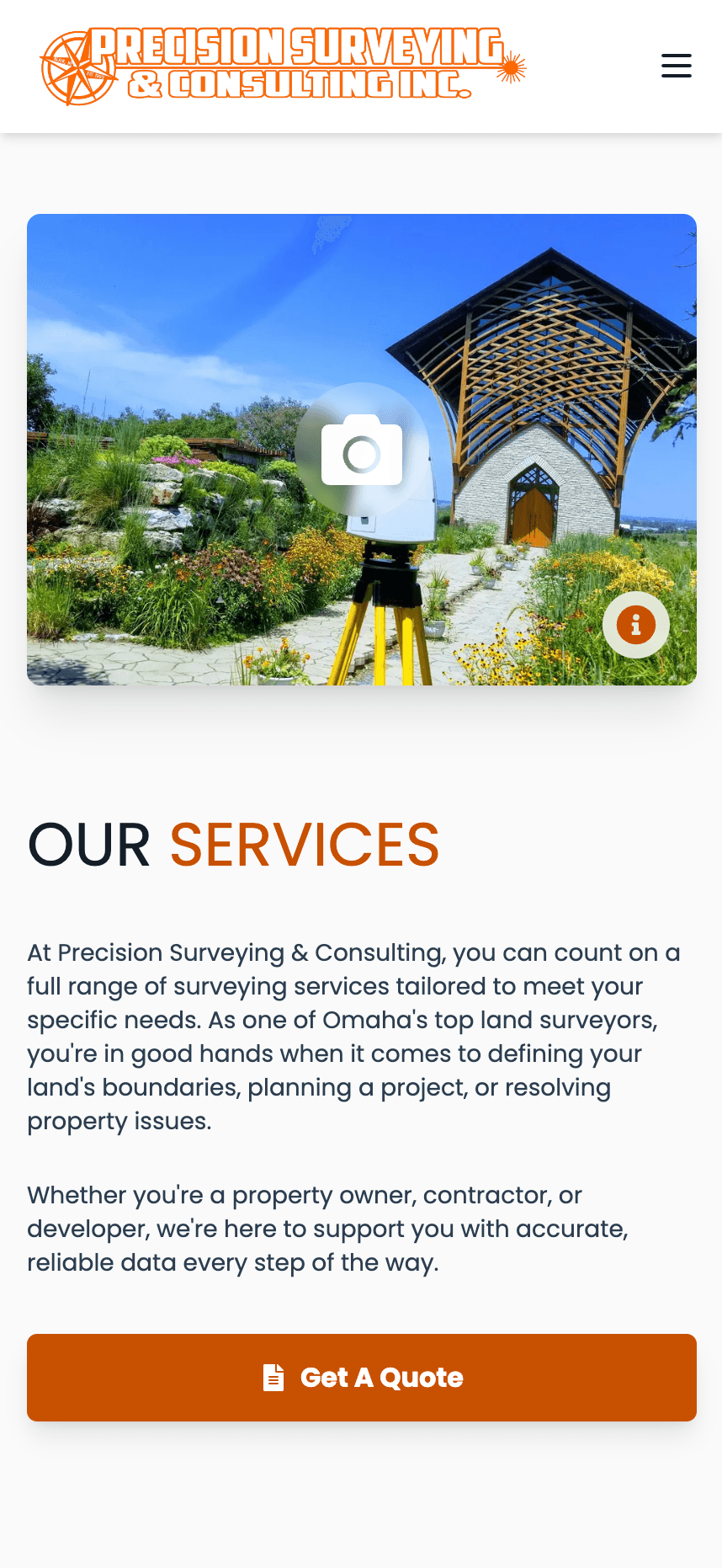 Precision Surveying & Consulting mobile view